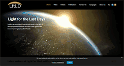 Desktop Screenshot of lightforthelastdays.co.uk